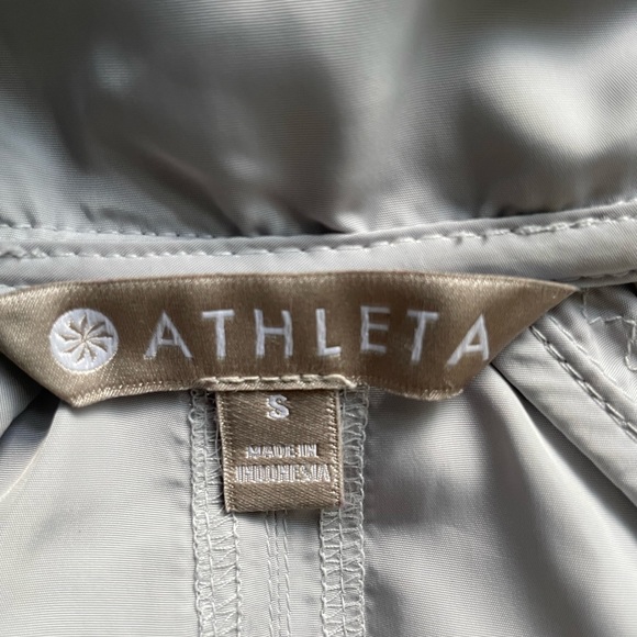 Athleta Lightweight Windbreaker/Rain Coat Gray Size Small - Picture 10 of 10